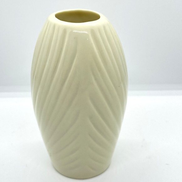 Vintage Lenox Small Mirage Collection Textured Wavy Lines Vase Taiwan 4" Tall - Picture 4 of 8